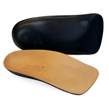 Powerstep Signature Leather Dress 3/4 Length Orthotic Supports [Leather 3/4]