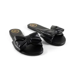 RAFIE Bow Sandal - Black