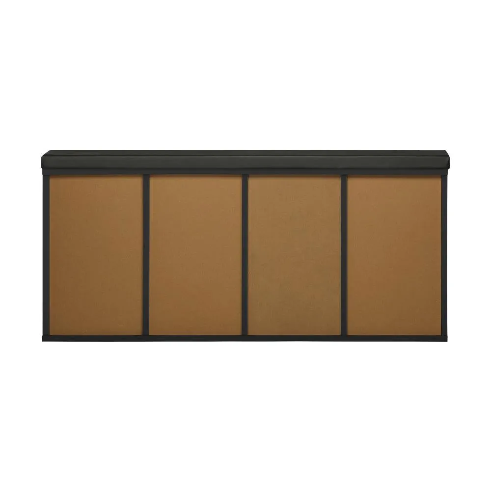 Ralph Shoe Bench 105cm Shoe Storage Cabinet Orgaiser Rack Storage Shelf Black