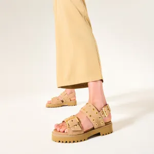 Ramona - Beige suede