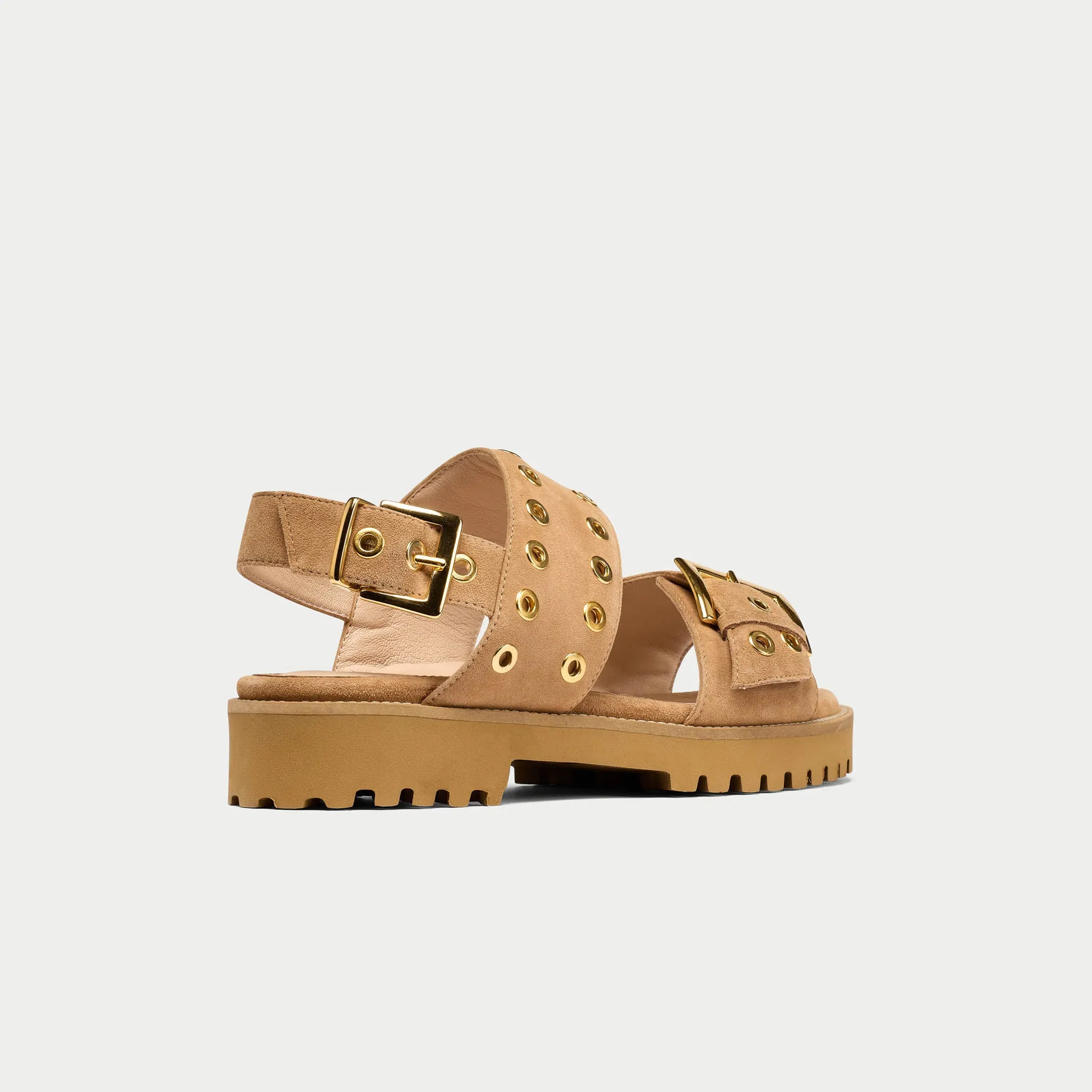 Ramona - Beige suede