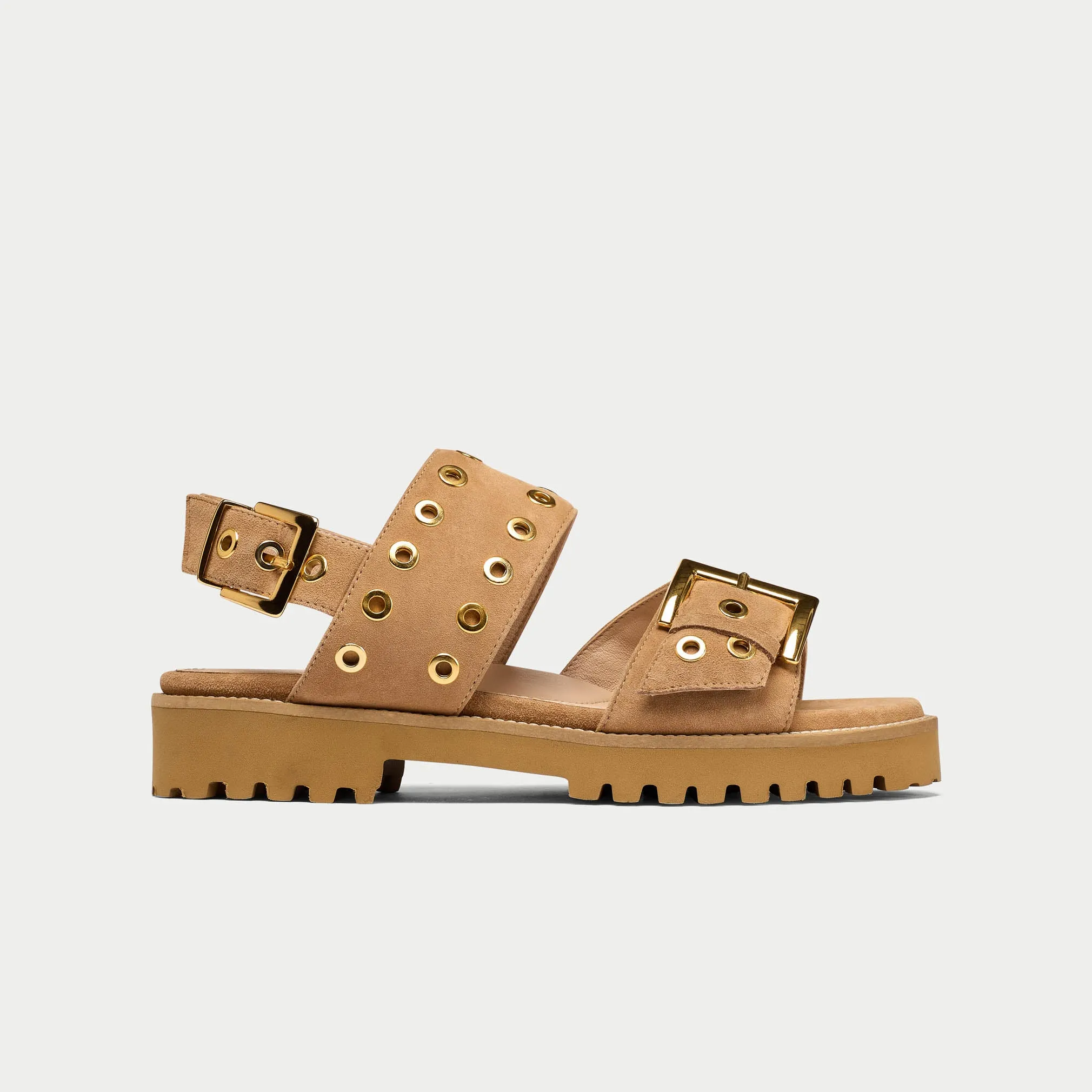 Ramona - Beige suede