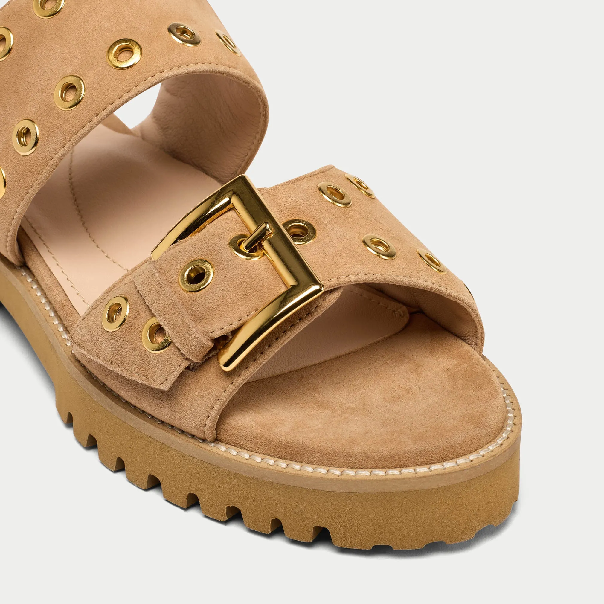 Ramona - Beige suede