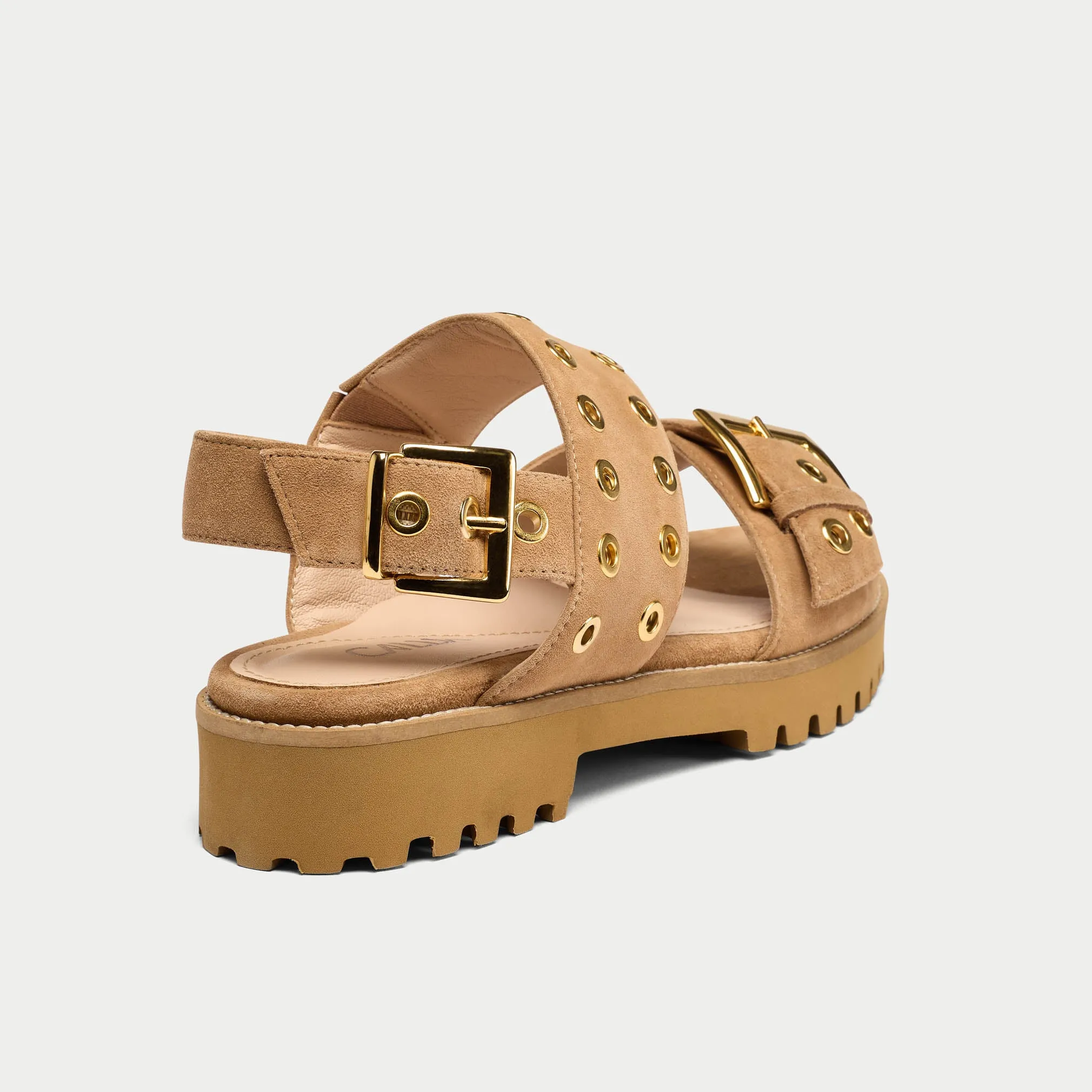 Ramona - Beige suede