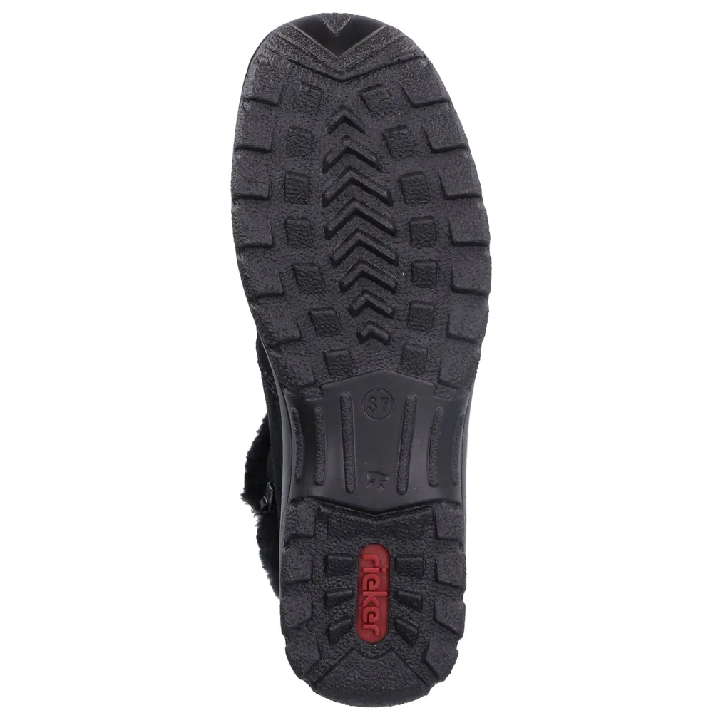 Rieker L7162-00 (Hedge) Black Boots