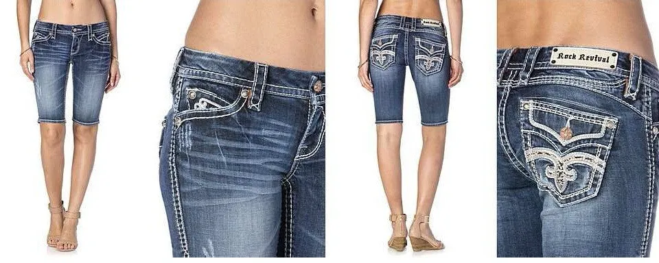 Rock Revival | Semak Bermuda Shorts