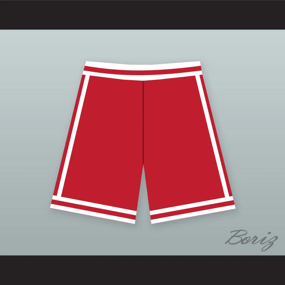 Ronnie DeVoe 11 New Edition Red Basketball Shorts