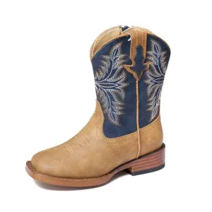Roper Kids Billie Boots Brown and Blue