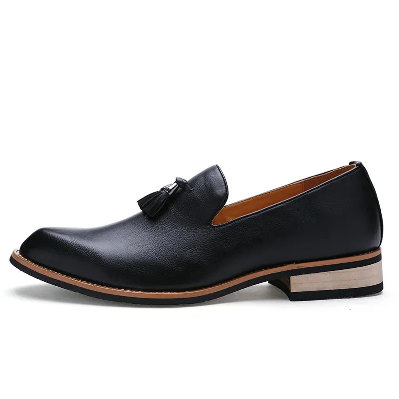 RoyalFoot Herren Britischer Stil Lederschuhe