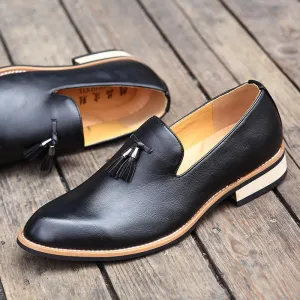 RoyalFoot Herren Britischer Stil Lederschuhe