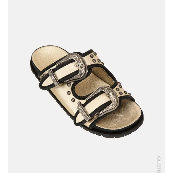 ✨SALE ✨ZARA LIMITED EDITION KIDS/ DOUBLE BUCKLE LEATHER SANDALS ✨SALE ✨