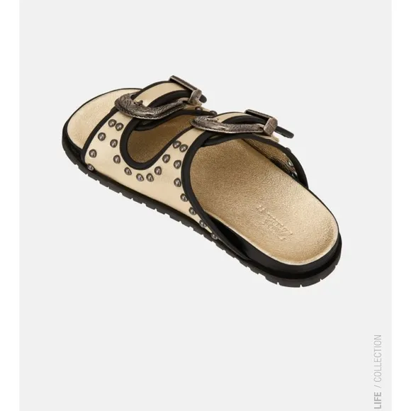 ✨SALE ✨ZARA LIMITED EDITION KIDS/ DOUBLE BUCKLE LEATHER SANDALS ✨SALE ✨