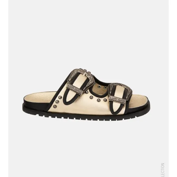 ✨SALE ✨ZARA LIMITED EDITION KIDS/ DOUBLE BUCKLE LEATHER SANDALS ✨SALE ✨
