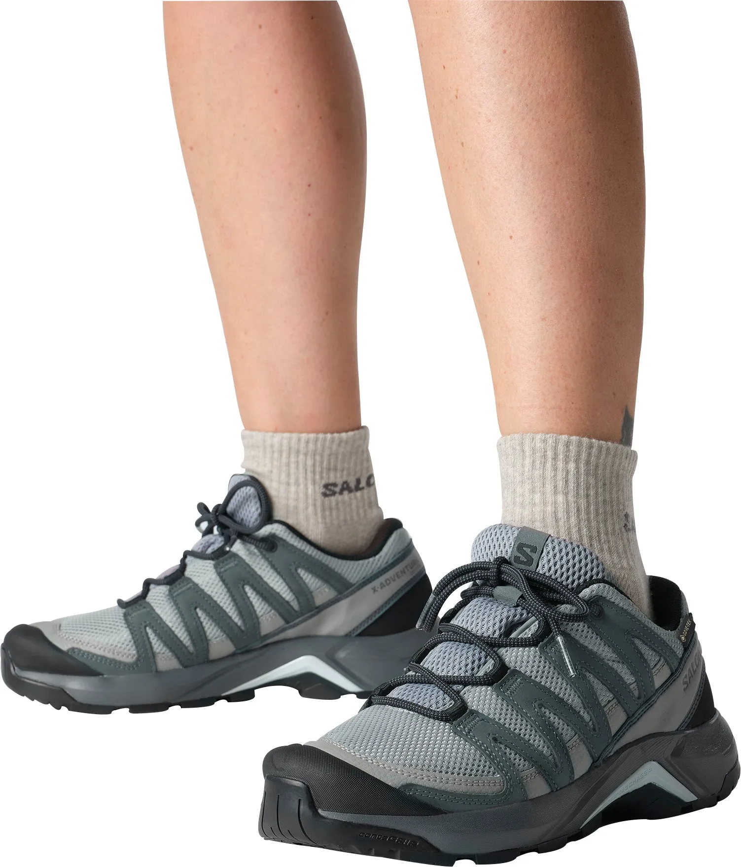 Salomon X-Adventure Recon GORE-TEX Womens Walking Shoes - Grey