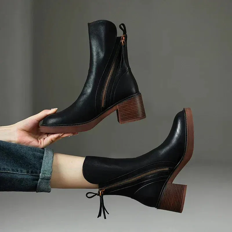 Sara - Stylish Leather Boots