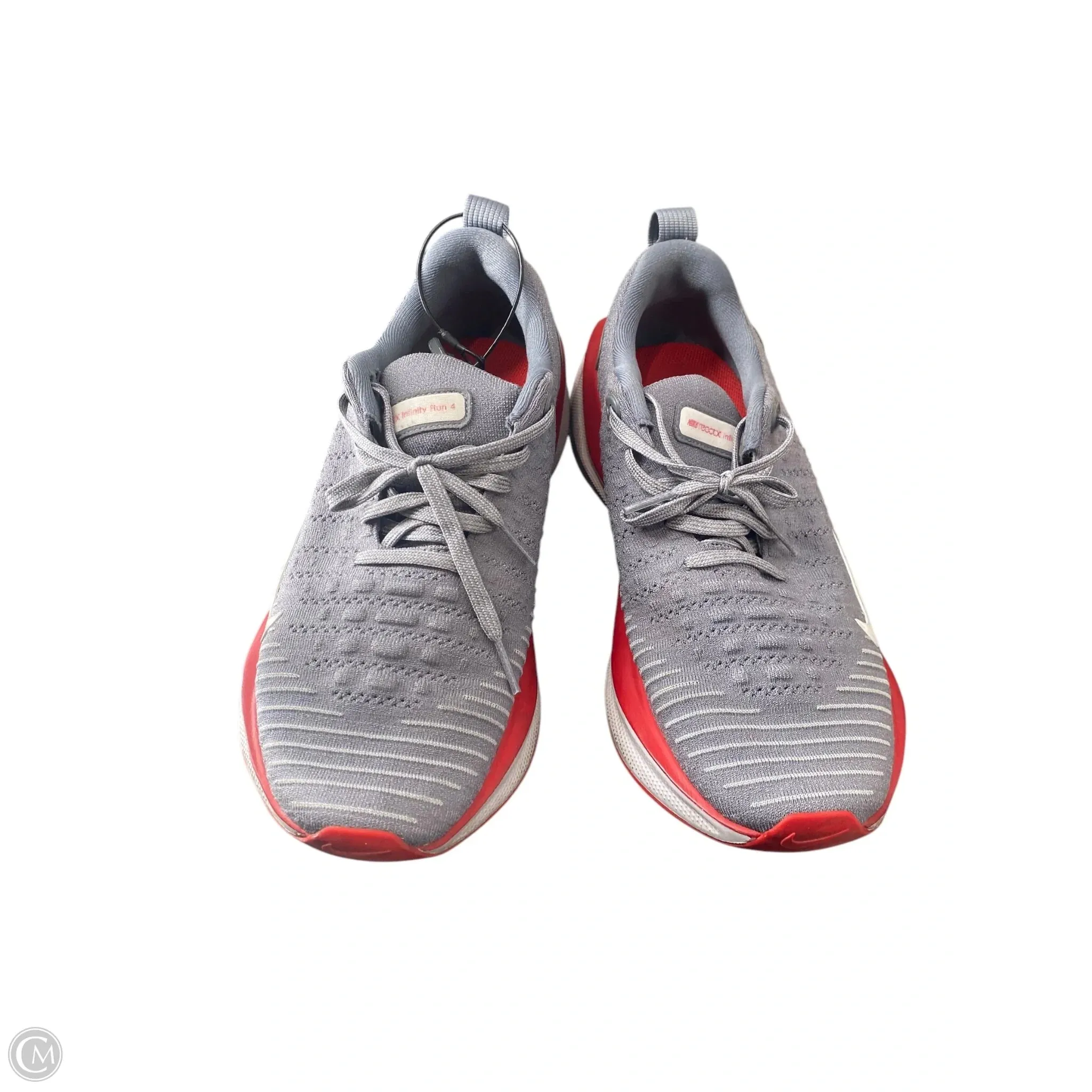 Shoes Athletic By Nike In Grey & Red, Size: 10