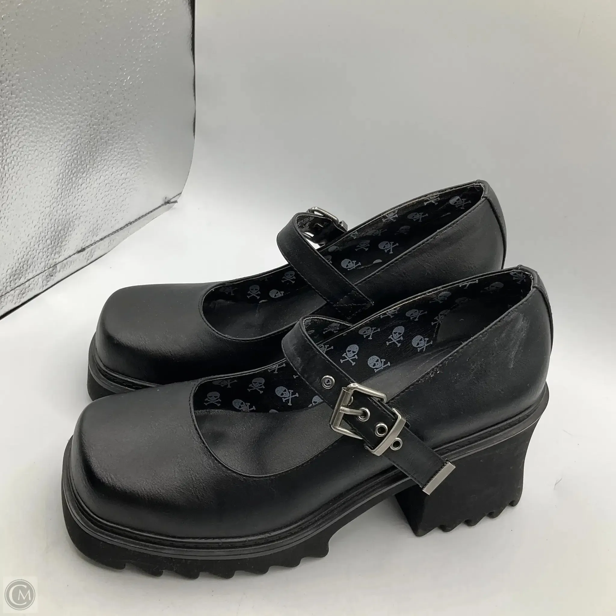 Shoes Heels Block By Cmc In Black, Size: 10