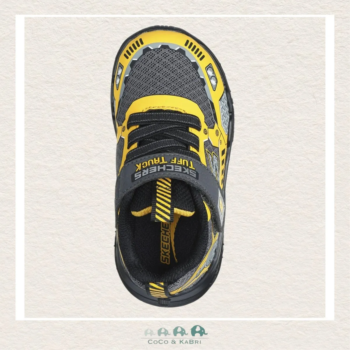 Skechers Little Boy Sketch Tracks Yellow Shoes (U3-130)