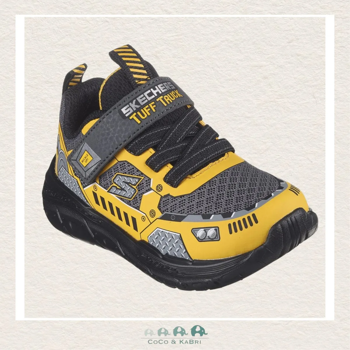 Skechers Little Boy Sketch Tracks Yellow Shoes (U3-130)
