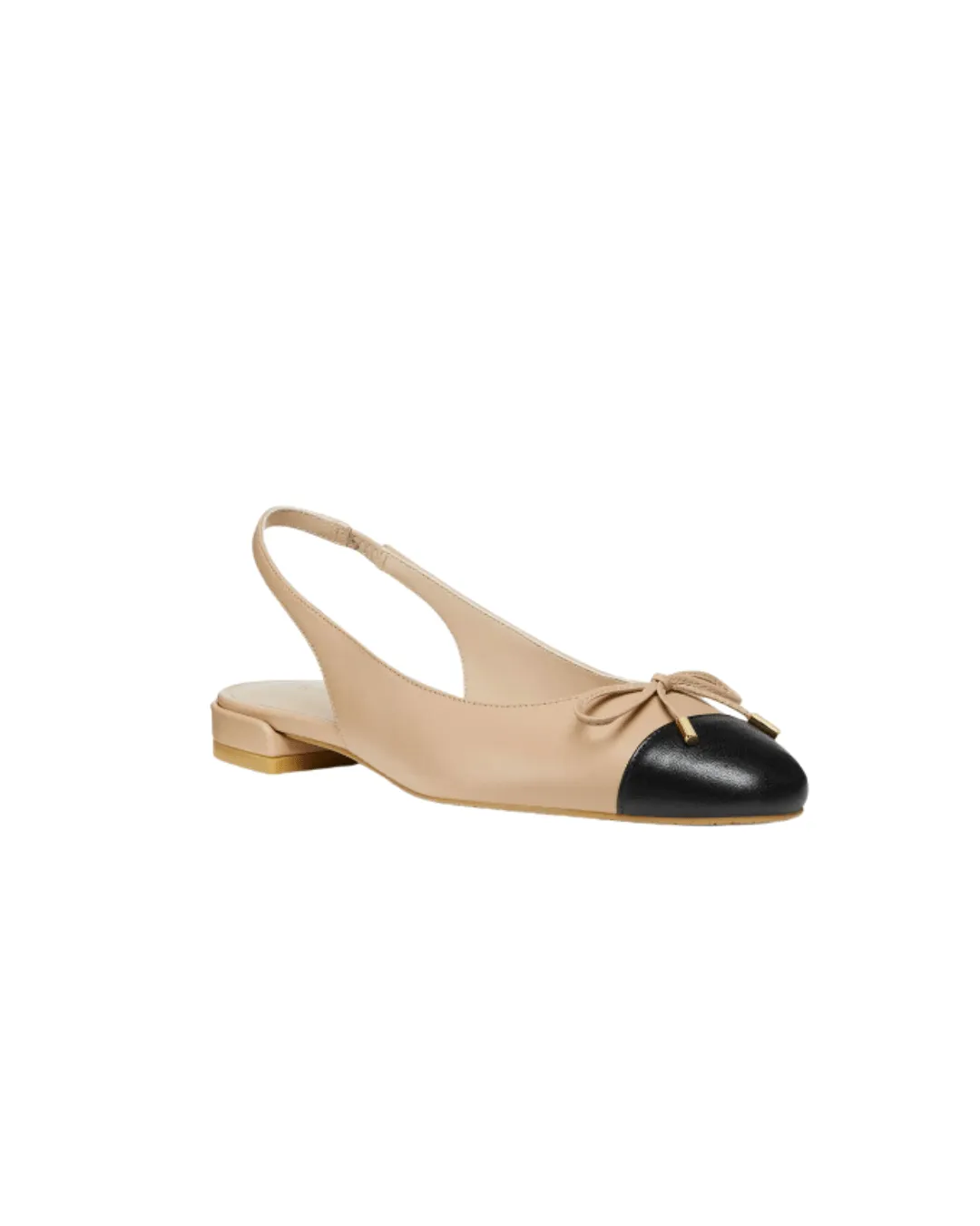SLEEK BOW SLINGBACK FLAT