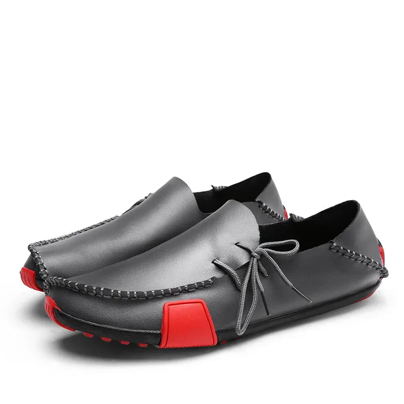 Sommer-Loafers "Rote Sohle" für Männer