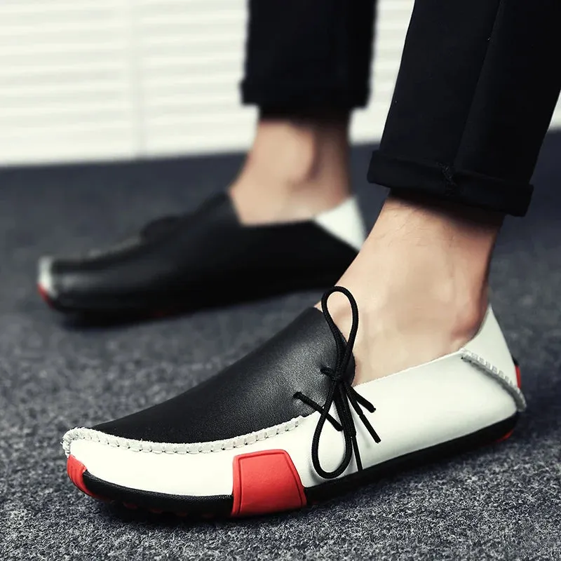 Sommer-Loafers "Rote Sohle" für Männer