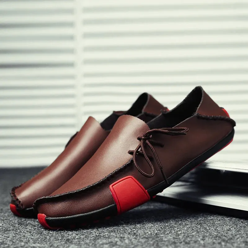 Sommer-Loafers "Rote Sohle" für Männer