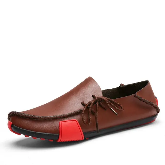 Sommer-Loafers "Rote Sohle" für Männer
