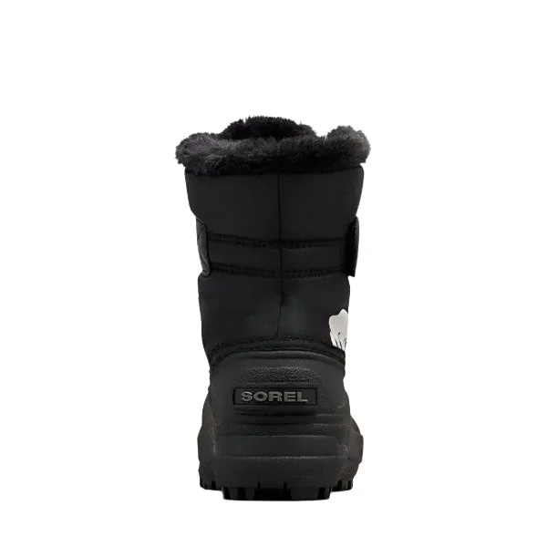 Sorel Snow Commander Winter Boot for Kids | Black and Charcoal