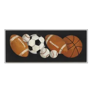 Sports Ball Border II Black