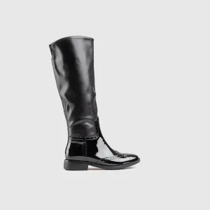 Statement Rider Boot Black Car031