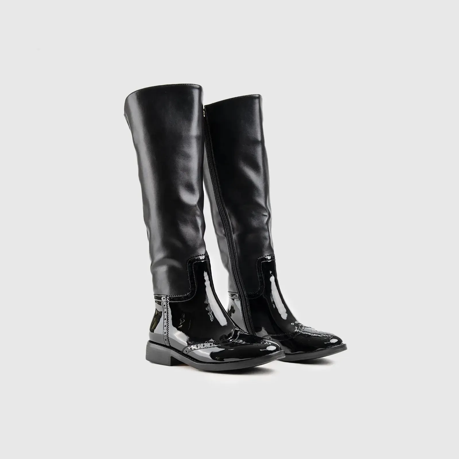 Statement Rider Boot Black Car031