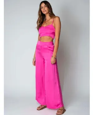 Sunset Wide Leg Pant Rose Pink