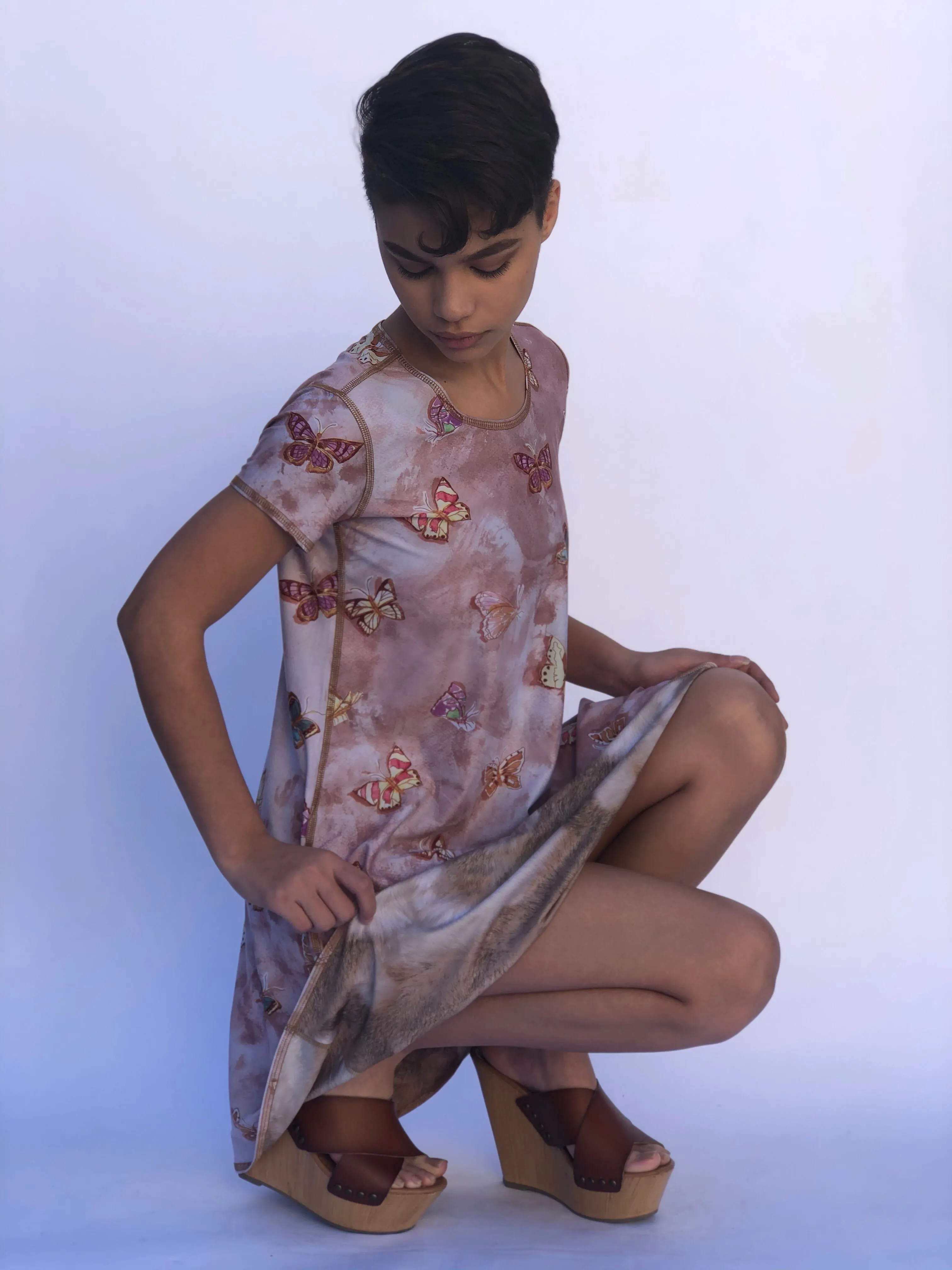 SWING DRESS BUNNY/BUTTERFLY
