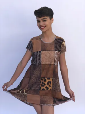 SWING DRESS TOKYO/ANIMAL PRINT