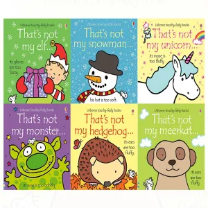Thats Not My Touchy Feely Series 9 And 10 : 6 Books Collection Set (Meerkat,Hedgehog,Monster,Elf,Snowman,Unicorn)