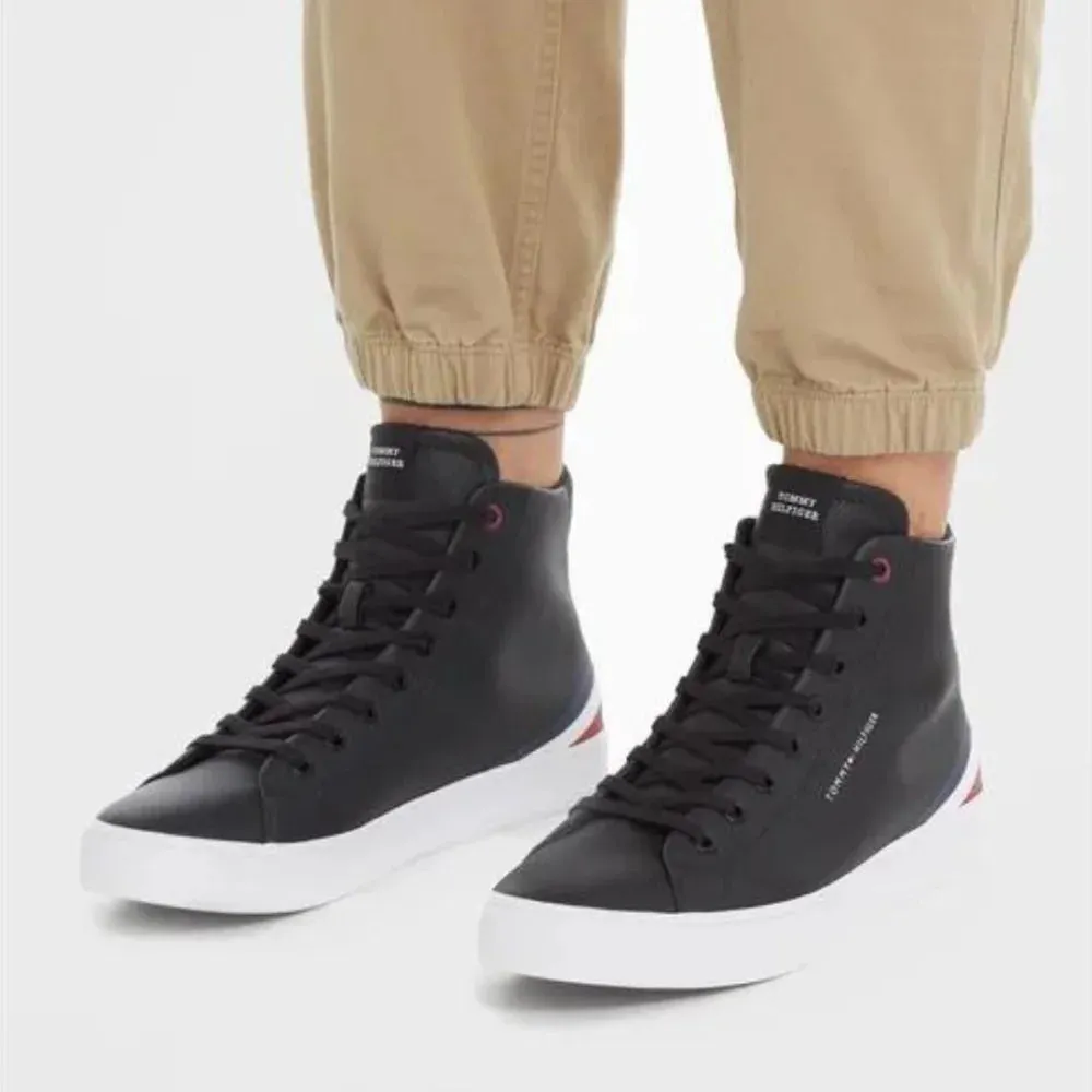 Tommy Hilfiger TH Hi Vulc Core LTH Sneaker Men - BLK