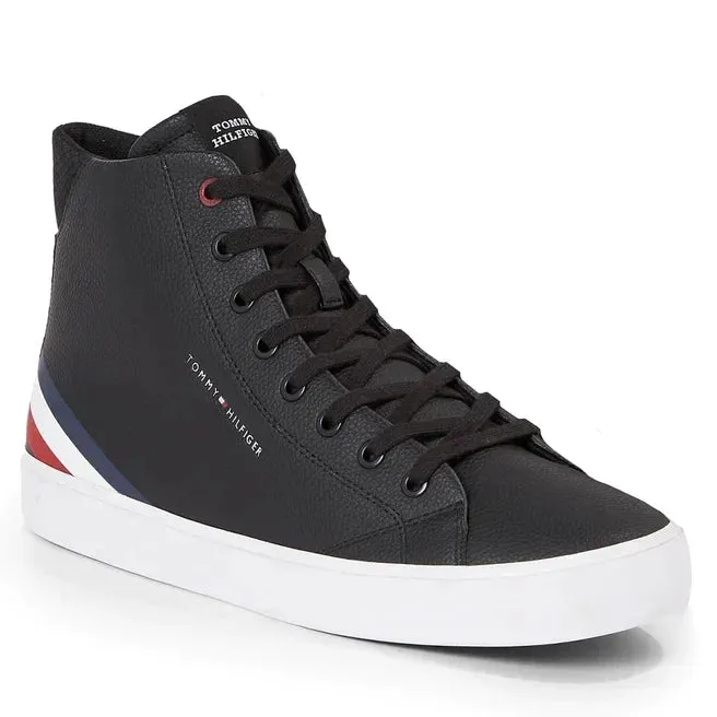 Tommy Hilfiger TH Hi Vulc Core LTH Sneaker Men - BLK