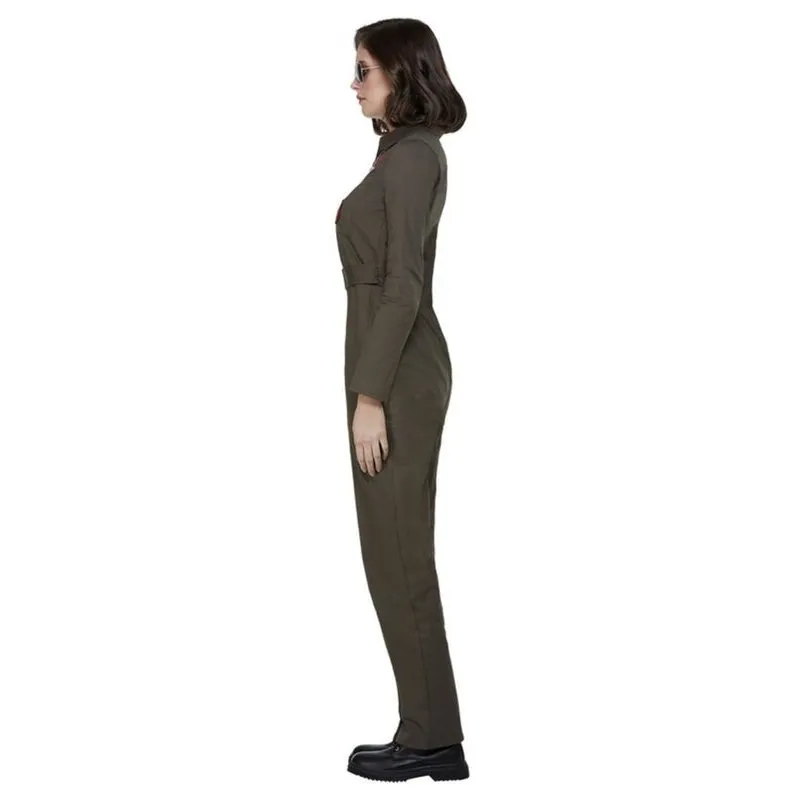 Top Gun Ladies Costume, Khaki