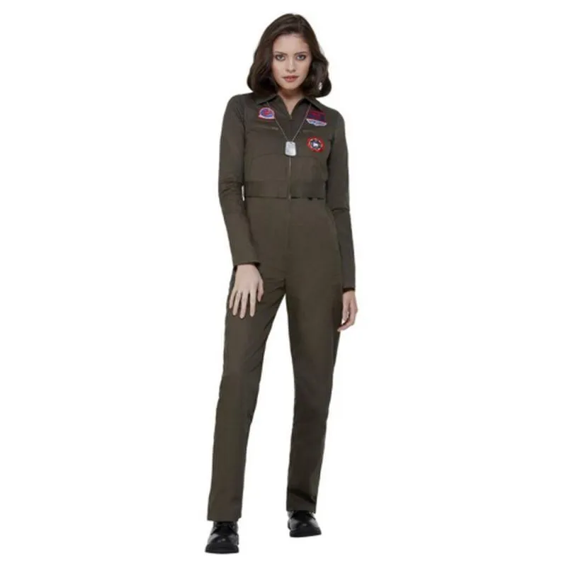 Top Gun Ladies Costume, Khaki