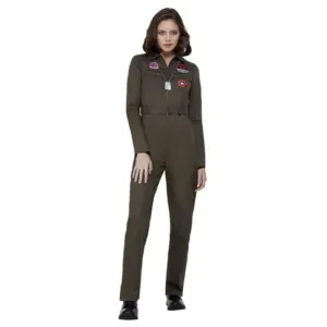 Top Gun Ladies Costume, Khaki