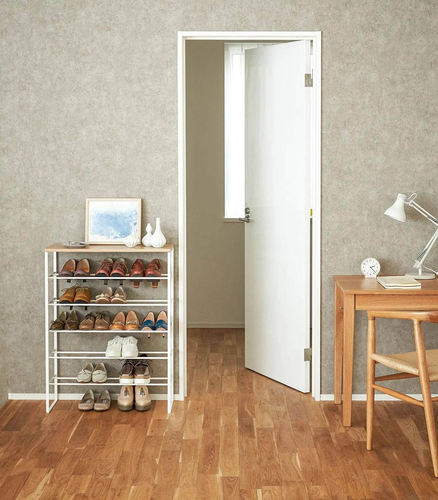 Tower Shoe Rack - Steel: Black