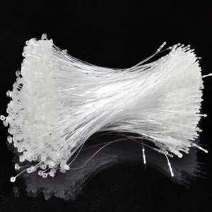 Transparent Fixed Loop Lock Fasteners Used For Labelling, Paring, Security