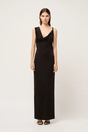 TWISTED WOMANS DRAPED DRESS