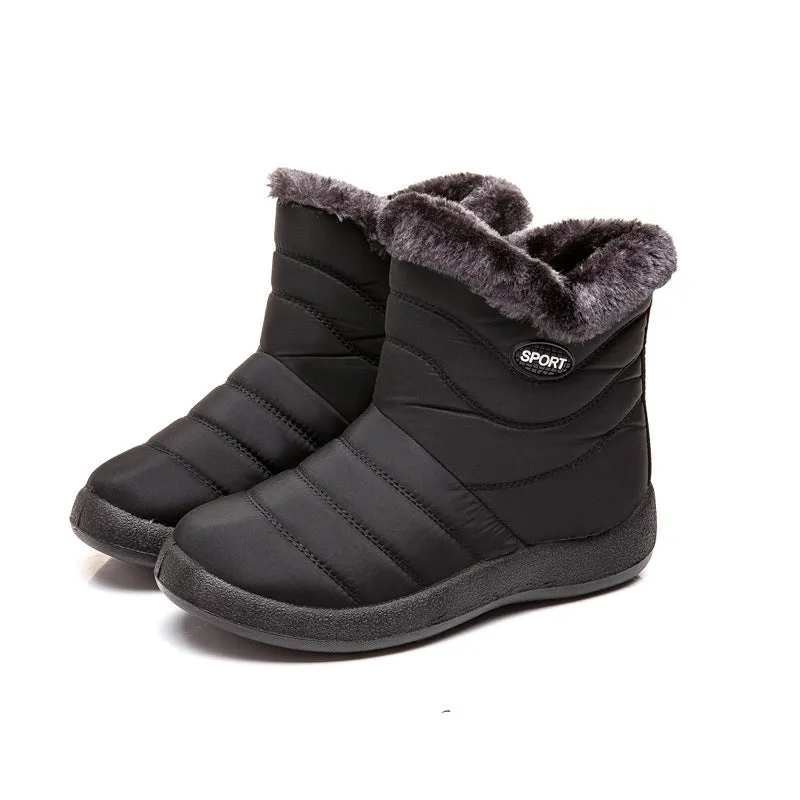 Ultra-Warm Side Zipper Fashion Waterproof Lightweight Snow Boots