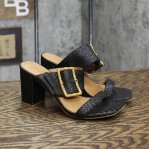 Universal Thread Women's Bristol Mule Heels 89530654 Black 6M