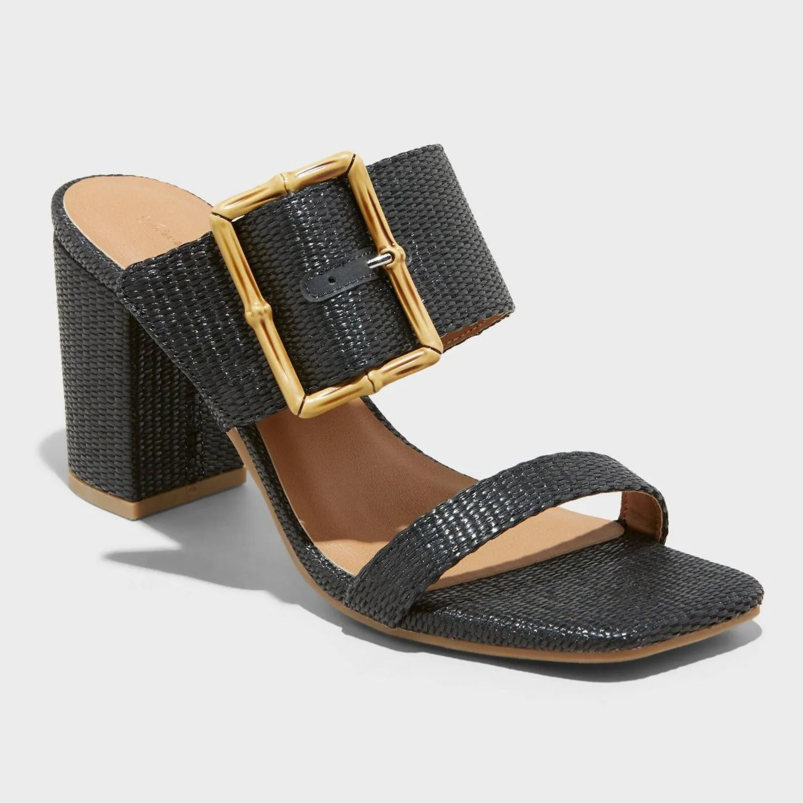 Universal Thread Women's Bristol Mule Heels 89530654 Black 6M