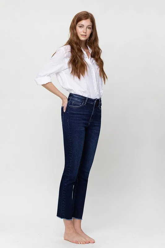 VERVET by Flying Monkey  Super High Rise Stretch Slim Straight Leg Jeans