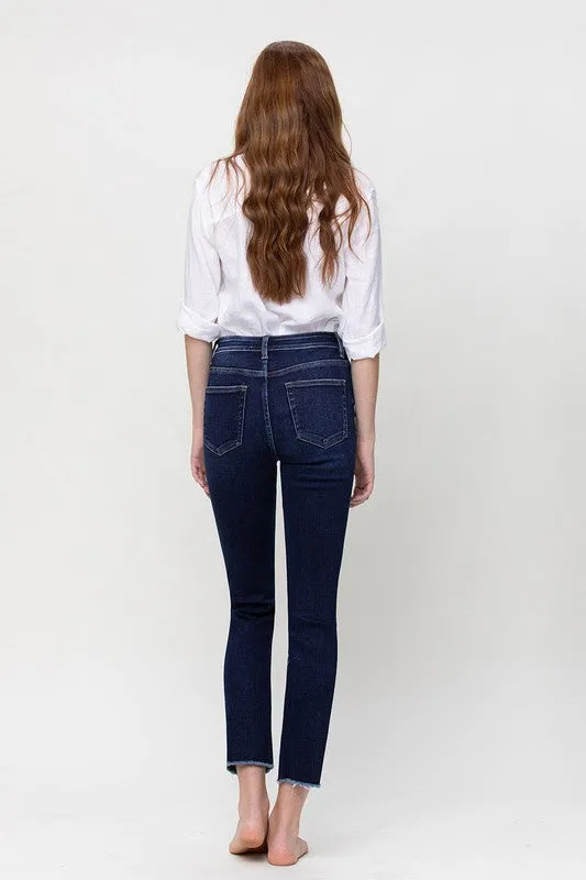 VERVET by Flying Monkey  Super High Rise Stretch Slim Straight Leg Jeans