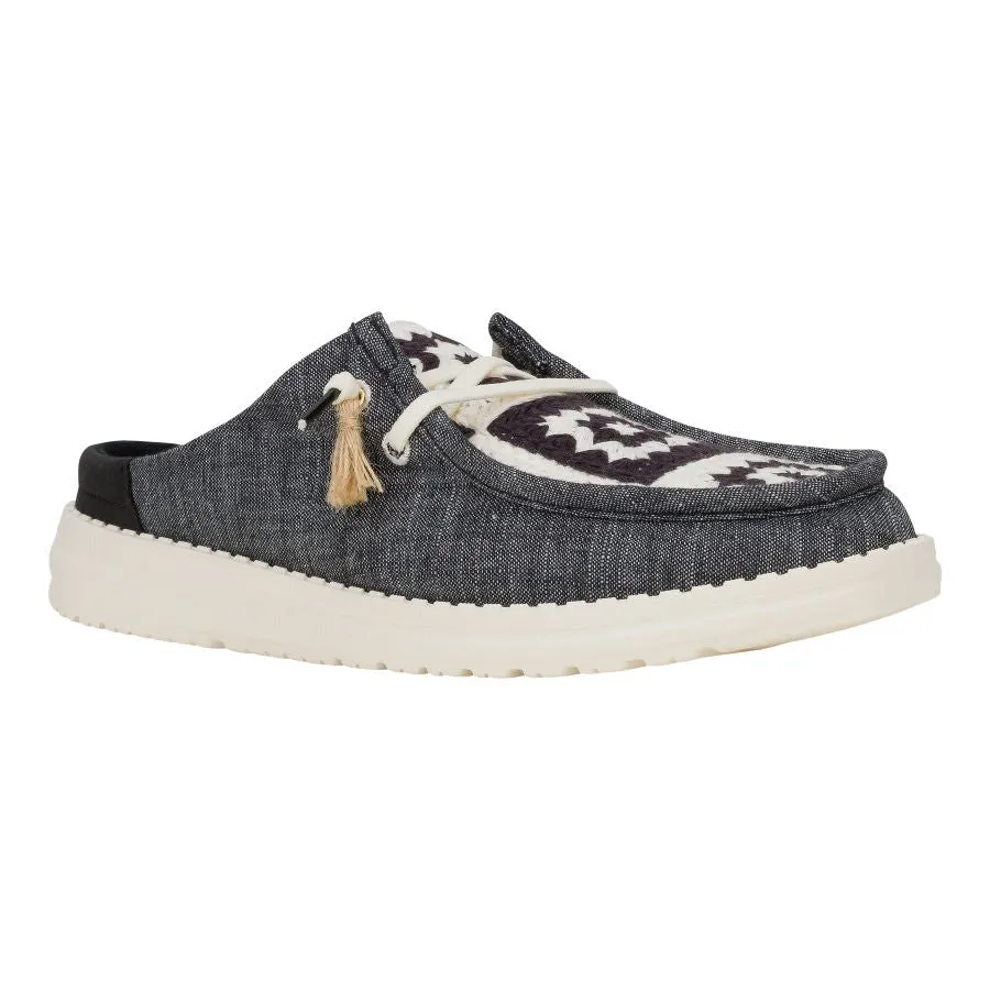 Wendy Slip Cottage Crochet - Black/Multi